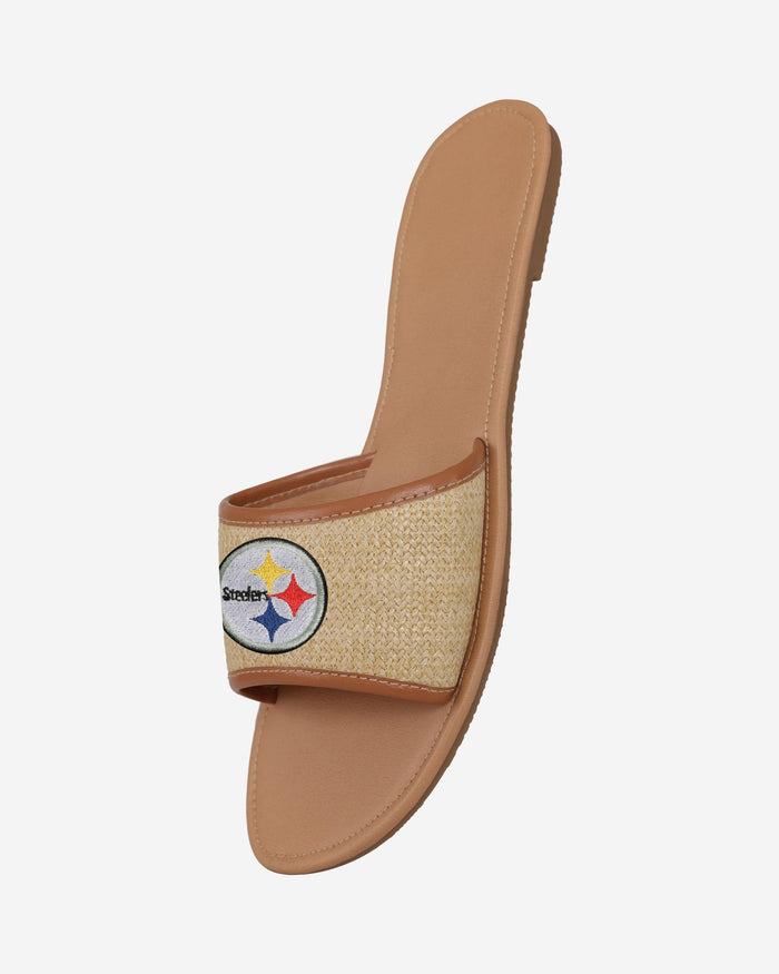 Pittsburgh Steelers Womens Straw Slide FOCO - FOCO.com