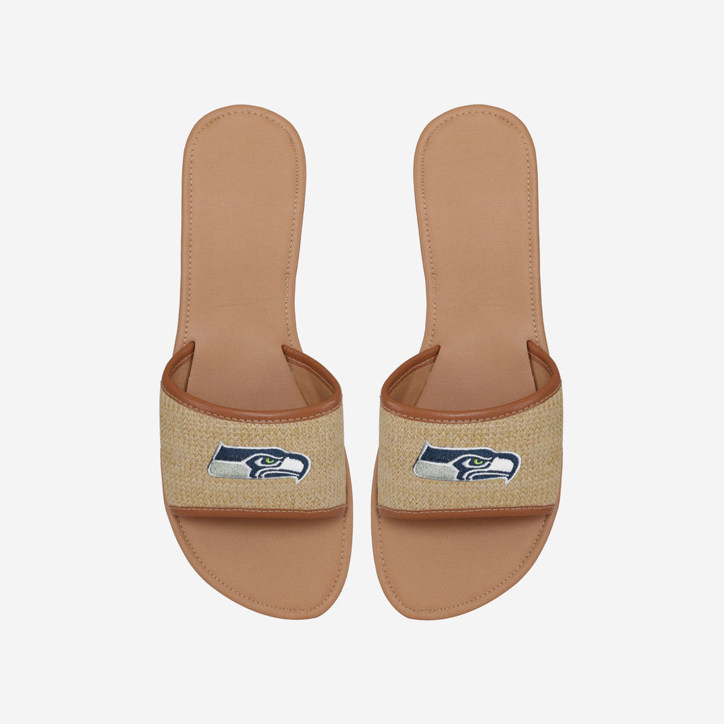 Seattle Seahawks Womens Straw Slide FOCO S - FOCO.com