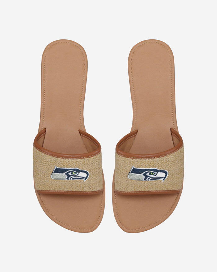 Seattle Seahawks Womens Straw Slide FOCO S - FOCO.com