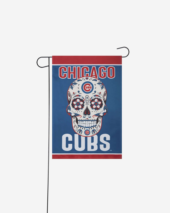 Chicago Cubs Day of the Dead Garden Flag FOCO - FOCO.com