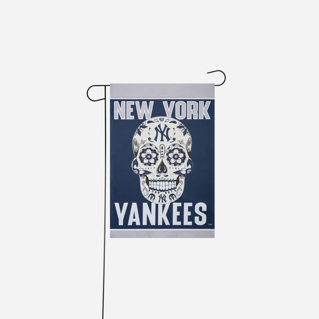 New York Yankees Day of the Dead Garden Flag FOCO - FOCO.com