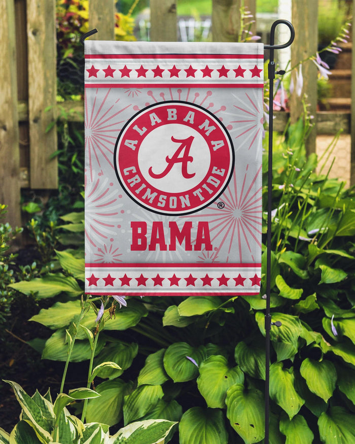 Alabama Crimson Tide Americana Garden Flag FOCO - FOCO.com