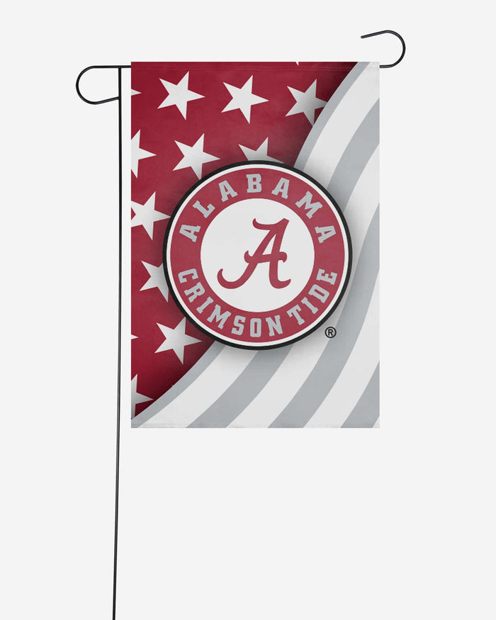 Alabama Crimson Tide Americana Garden Flag FOCO - FOCO.com