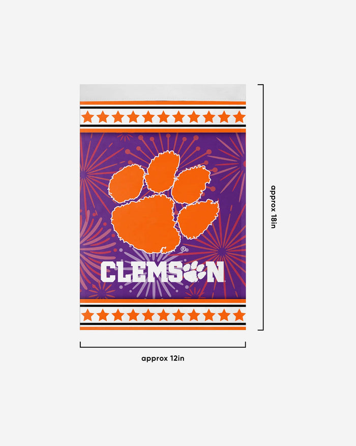 Clemson Tigers Americana Garden Flag FOCO - FOCO.com