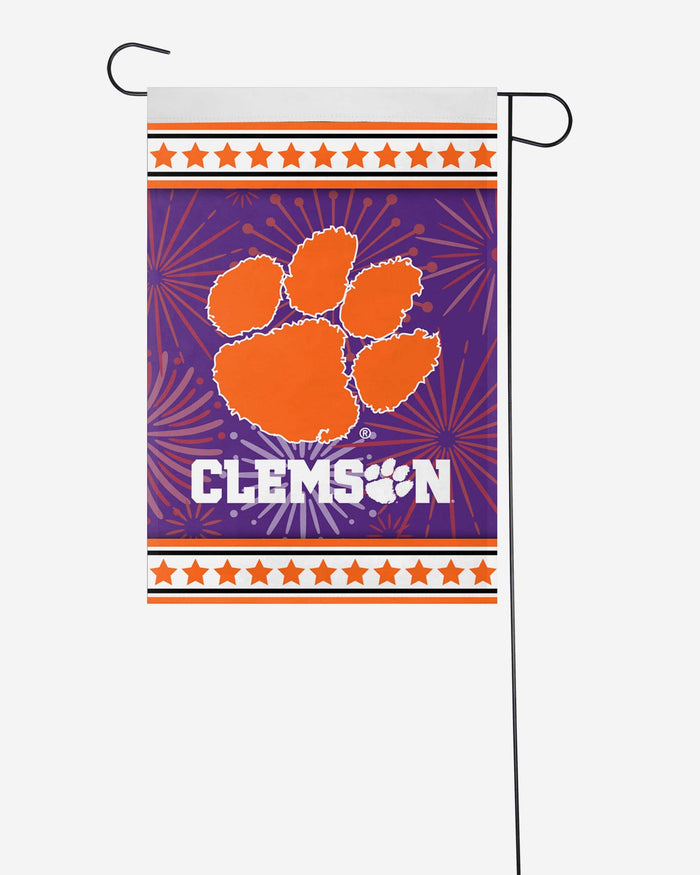 Clemson Tigers Americana Garden Flag FOCO - FOCO.com