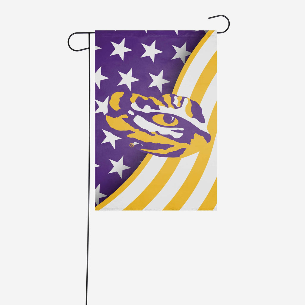 LSU Tigers Americana Garden Flag FOCO - FOCO.com