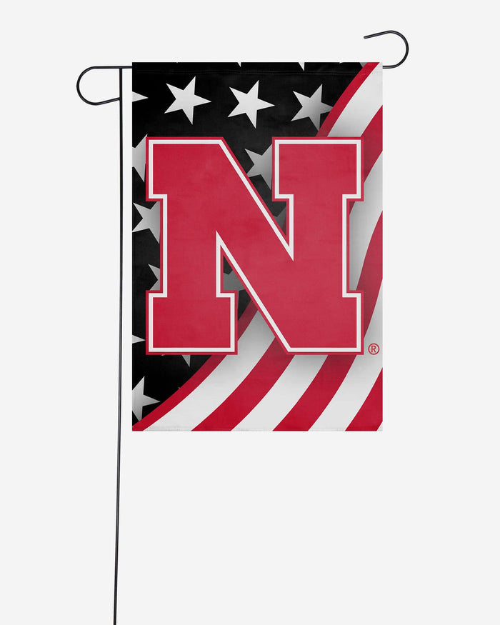 Nebraska Cornhuskers Americana Garden Flag FOCO - FOCO.com