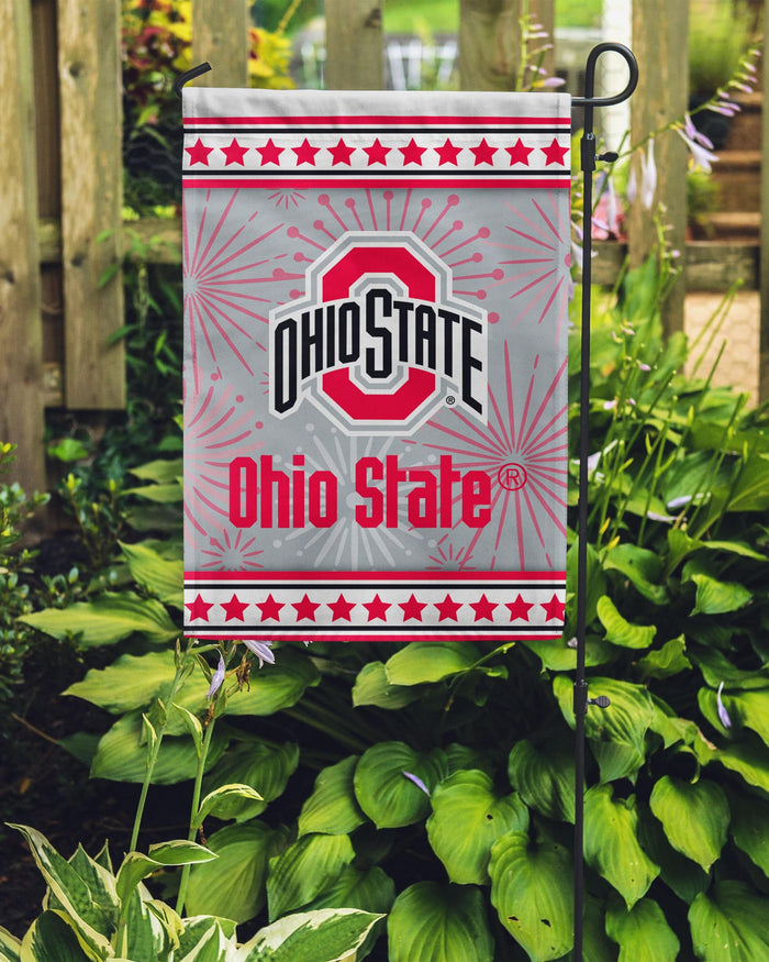 Ohio State Buckeyes Americana Garden Flag FOCO - FOCO.com