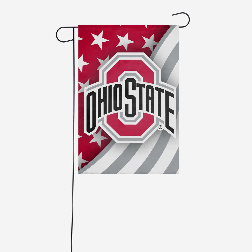 Ohio State Buckeyes Americana Garden Flag FOCO - FOCO.com