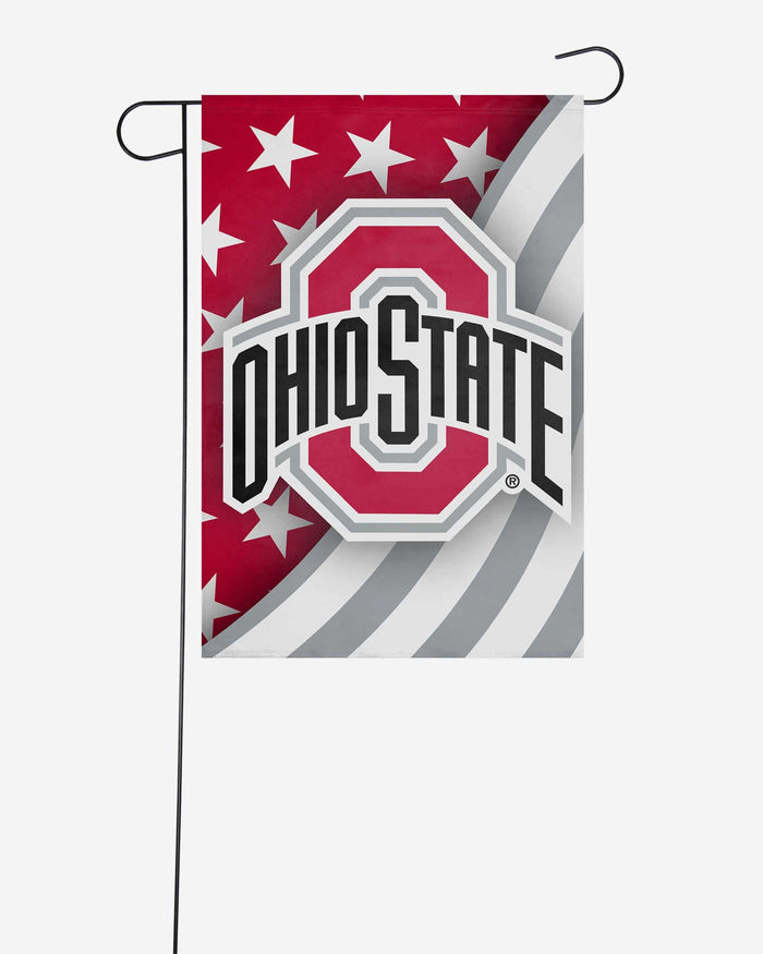 Ohio State Buckeyes Americana Garden Flag FOCO - FOCO.com