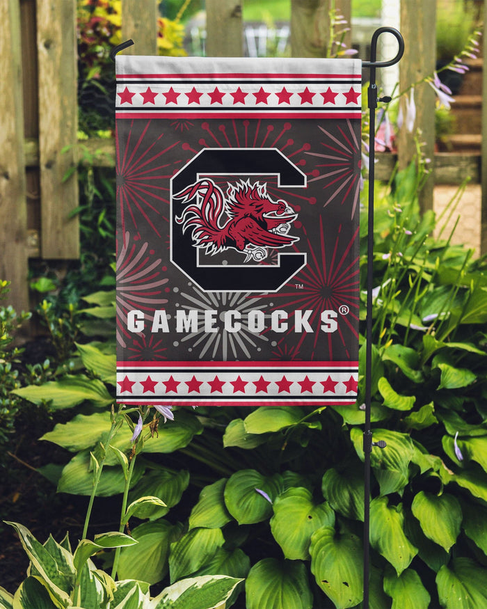 South Carolina Gamecocks Americana Garden Flag FOCO - FOCO.com