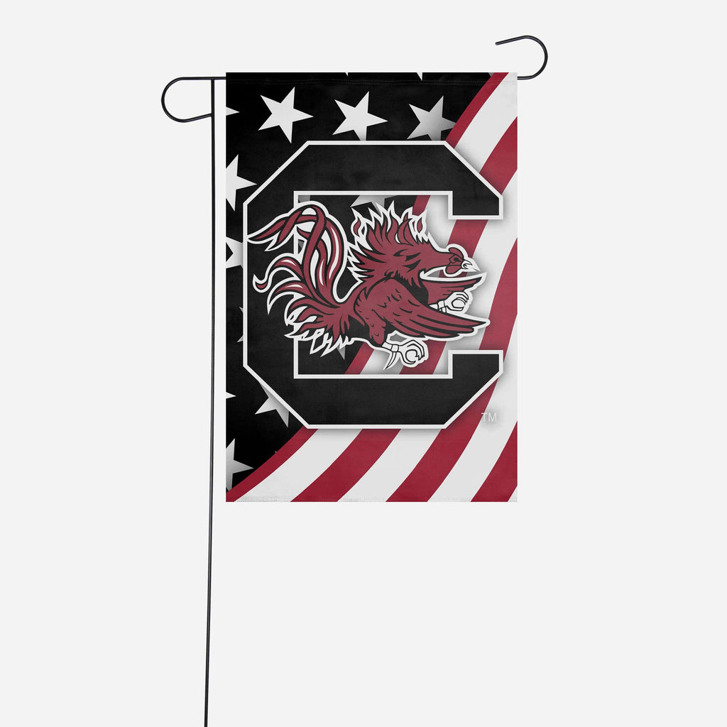 South Carolina Gamecocks Americana Garden Flag FOCO - FOCO.com