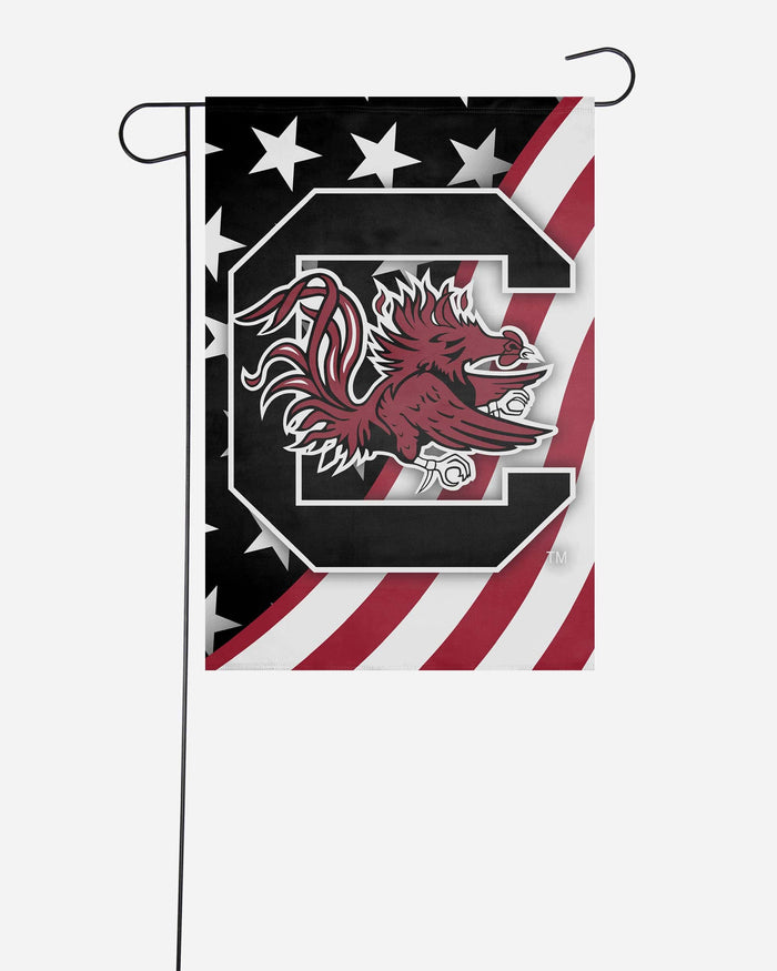 South Carolina Gamecocks Americana Garden Flag FOCO - FOCO.com