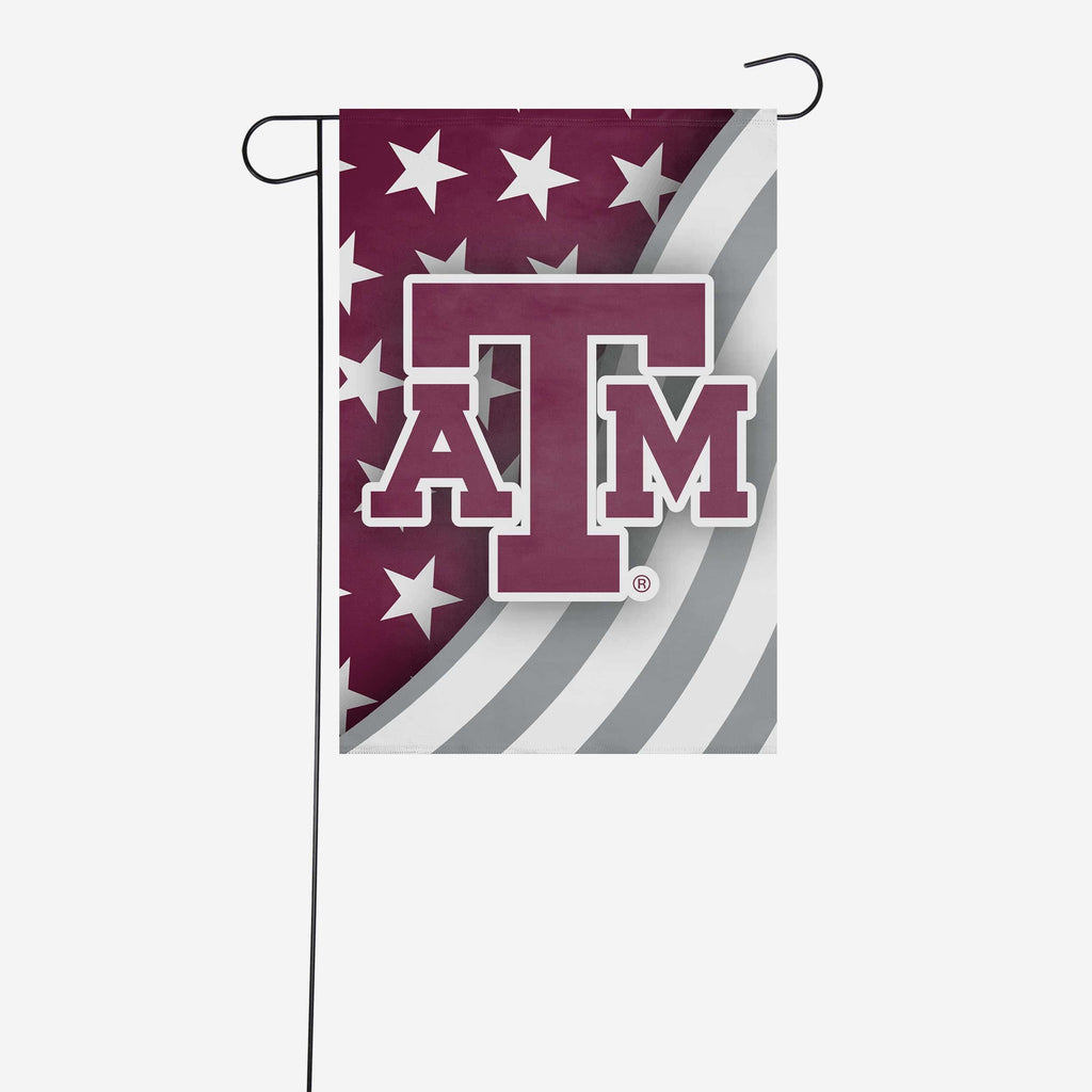 Texas A&M Aggies Americana Garden Flag FOCO - FOCO.com