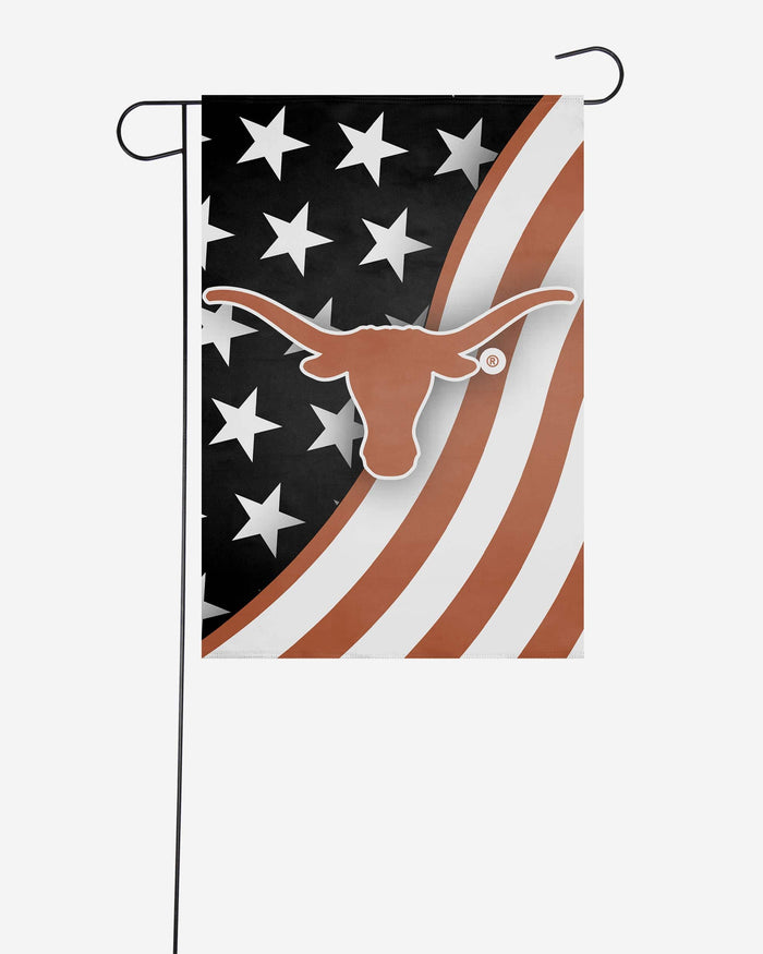 Texas Longhorns Americana Garden Flag FOCO - FOCO.com