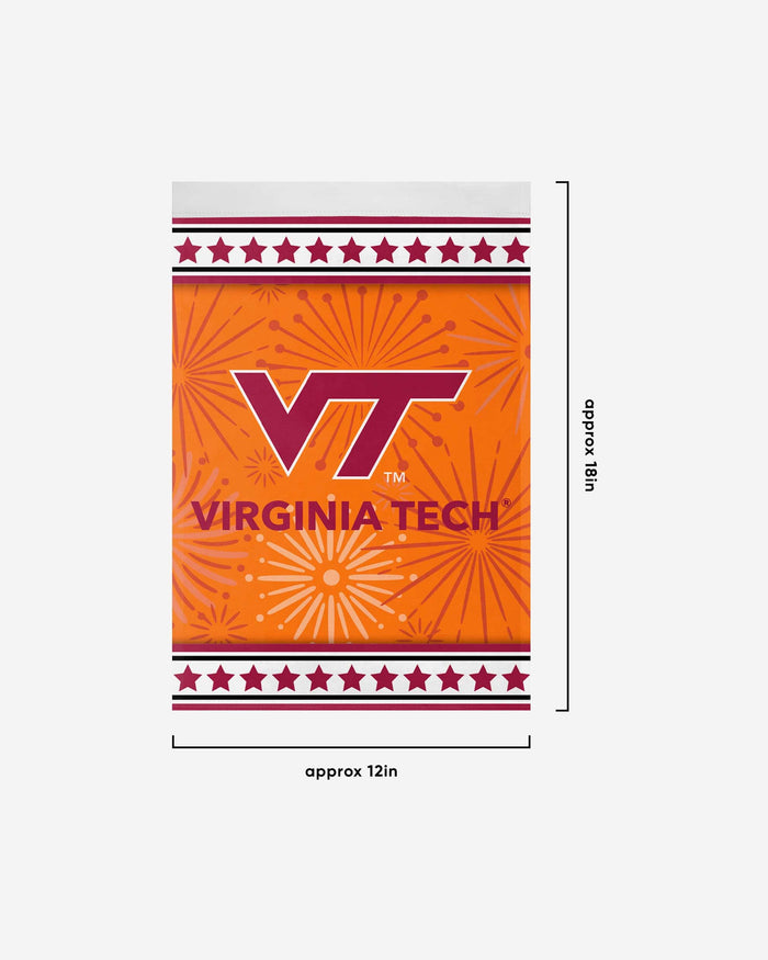 Virginia Tech Hokies Americana Garden Flag FOCO - FOCO.com