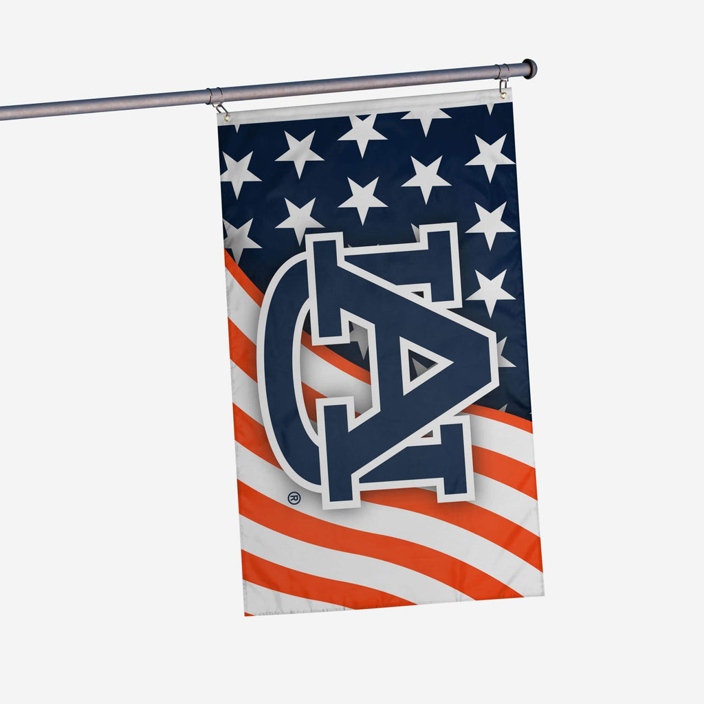 Auburn Tigers Americana Horizontal Flag FOCO - FOCO.com