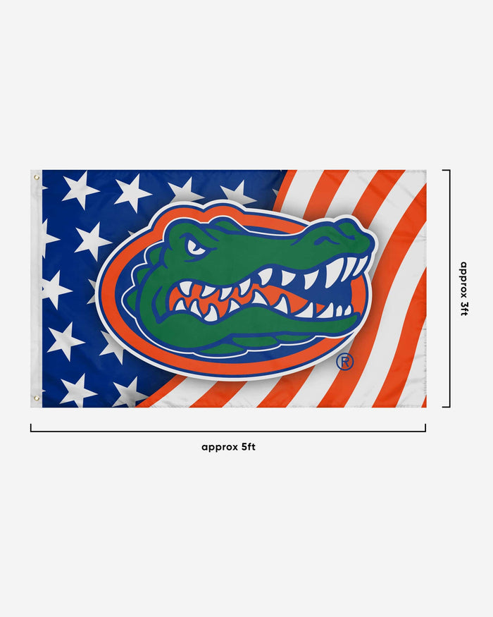 Florida Gators Americana Horizontal Flag FOCO - FOCO.com