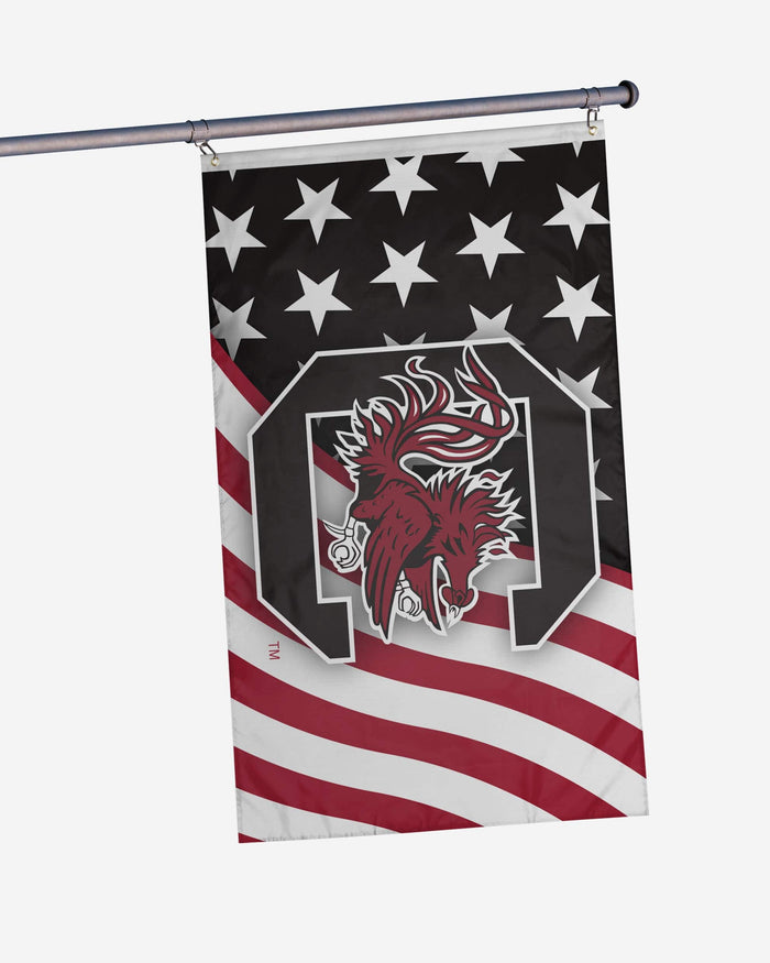 South Carolina Gamecocks Americana Horizontal Flag FOCO - FOCO.com