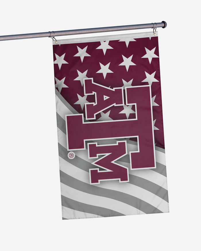 Texas A&M Aggies Americana Horizontal Flag FOCO - FOCO.com