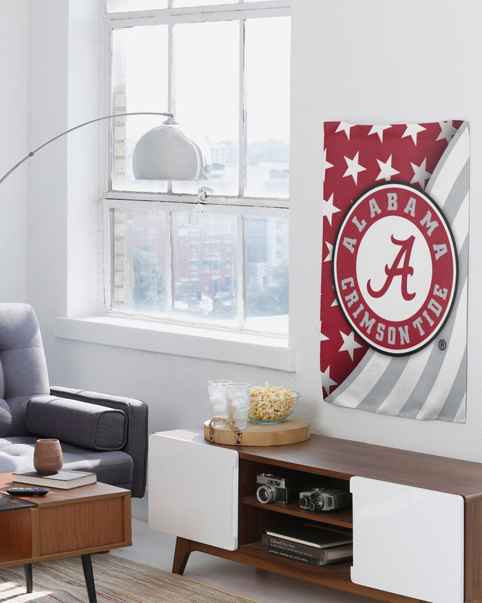 Alabama Crimson Tide Americana Vertical Flag FOCO - FOCO.com