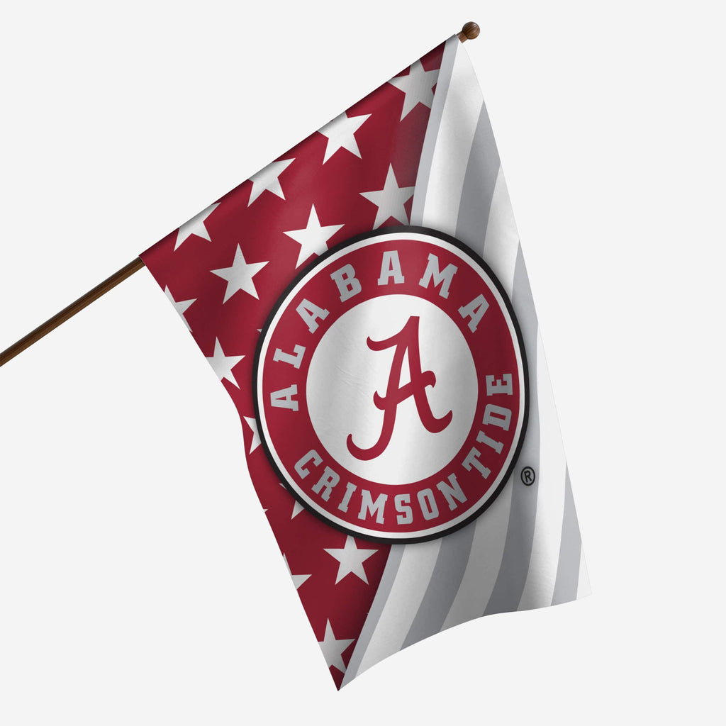 Alabama Crimson Tide Americana Vertical Flag FOCO - FOCO.com