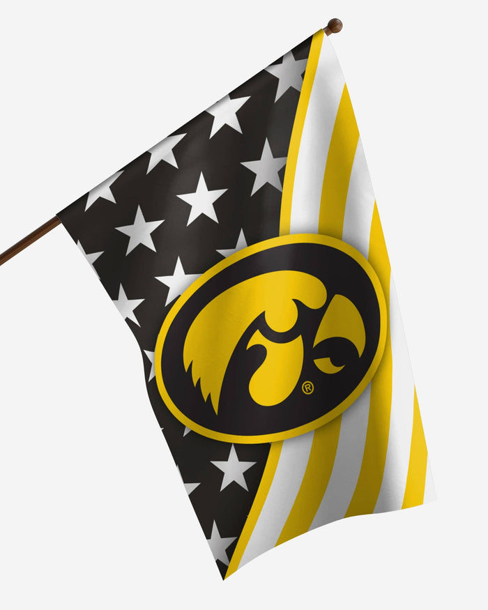 Iowa Hawkeyes Americana Vertical Flag FOCO - FOCO.com