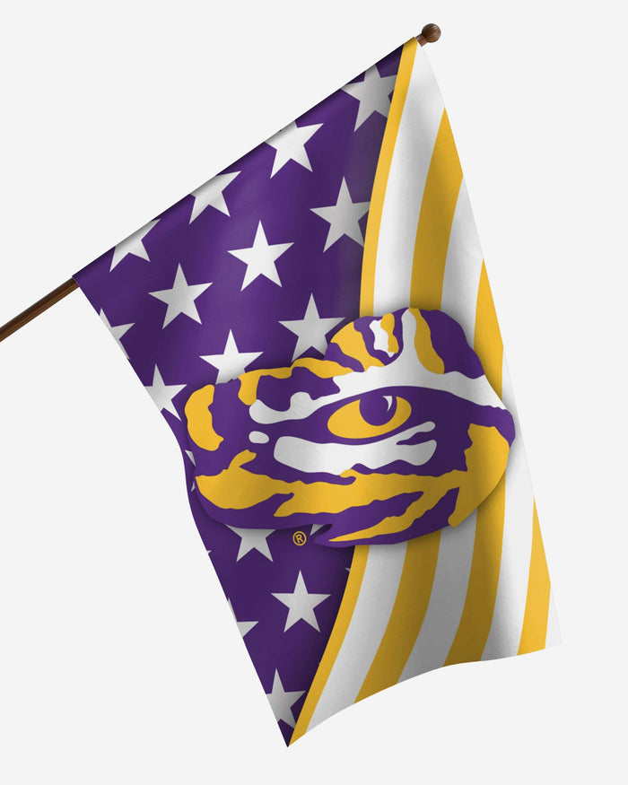 LSU Tigers Americana Vertical Flag FOCO - FOCO.com