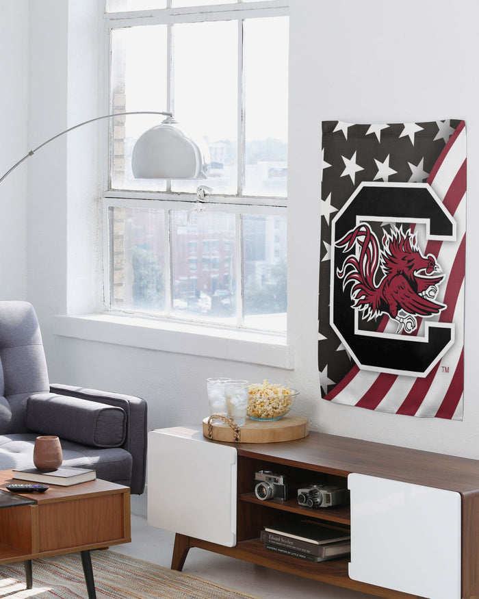 South Carolina Gamecocks Americana Vertical Flag FOCO - FOCO.com