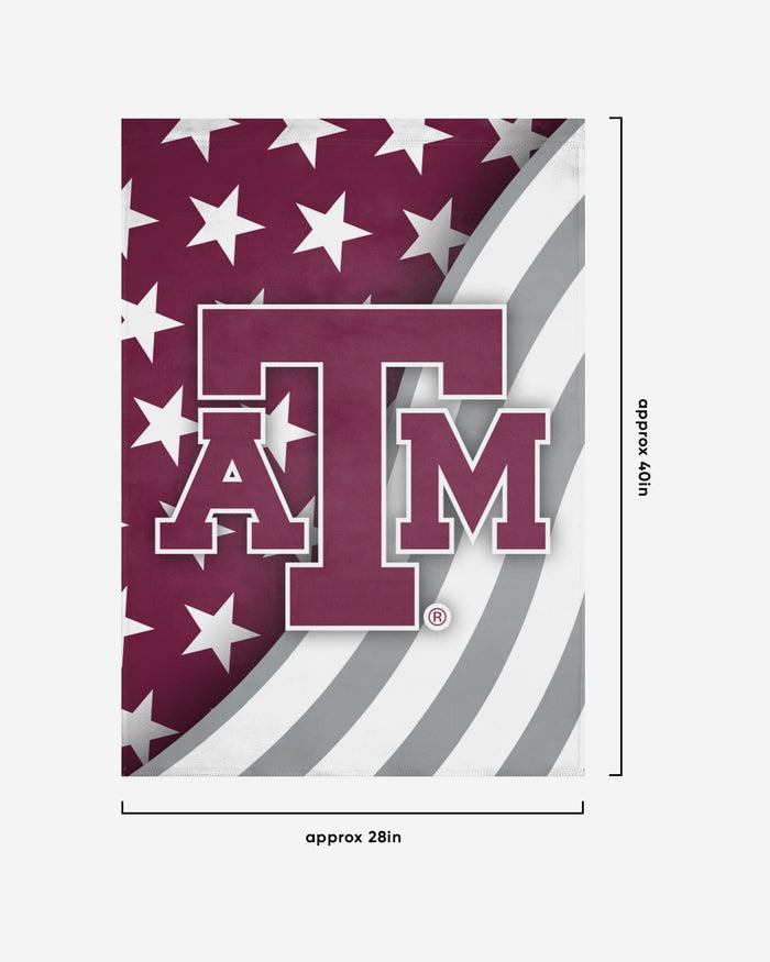 Texas A&M Aggies Americana Vertical Flag FOCO - FOCO.com