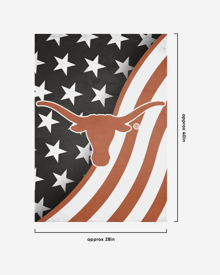 Texas Longhorns Americana Vertical Flag FOCO - FOCO.com