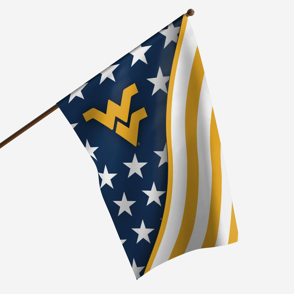 West Virginia Mountaineers Americana Vertical Flag FOCO - FOCO.com