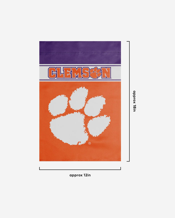 Clemson Tigers Garden Flag FOCO - FOCO.com