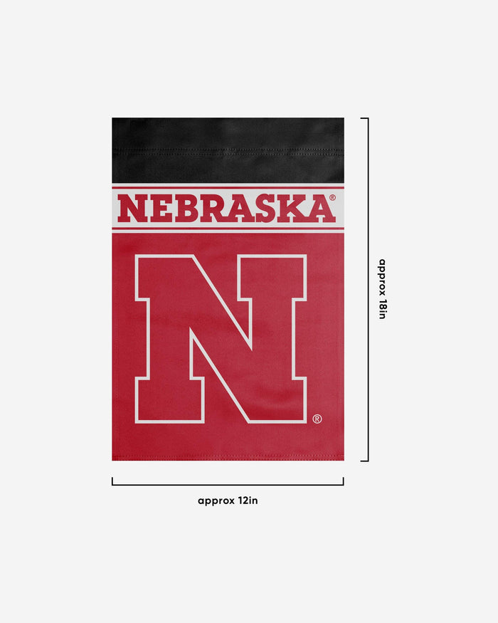 Nebraska Cornhuskers Garden Flag FOCO - FOCO.com