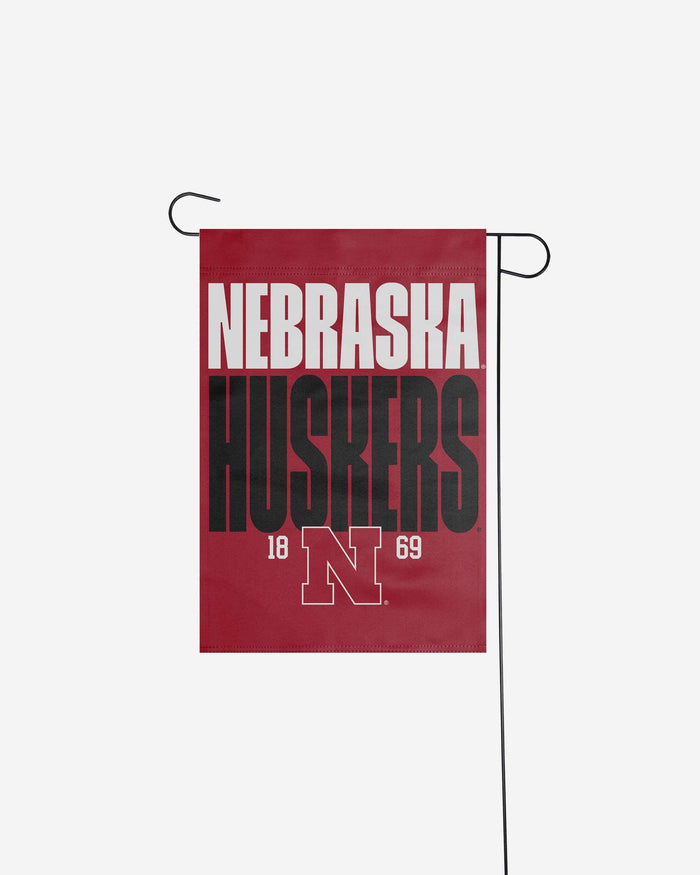 Nebraska Cornhuskers Garden Flag FOCO - FOCO.com