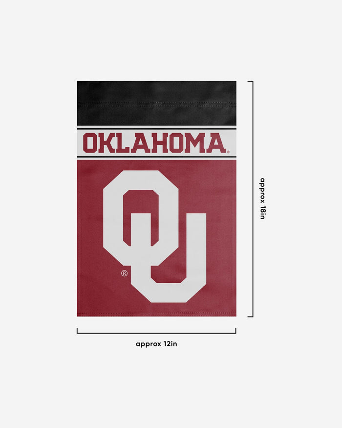 Oklahoma Sooners Garden Flag FOCO - FOCO.com