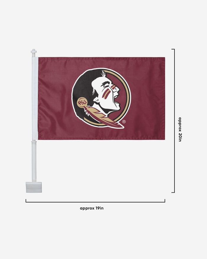 Florida State Seminoles 2 Pack Solid Car Flag FOCO - FOCO.com