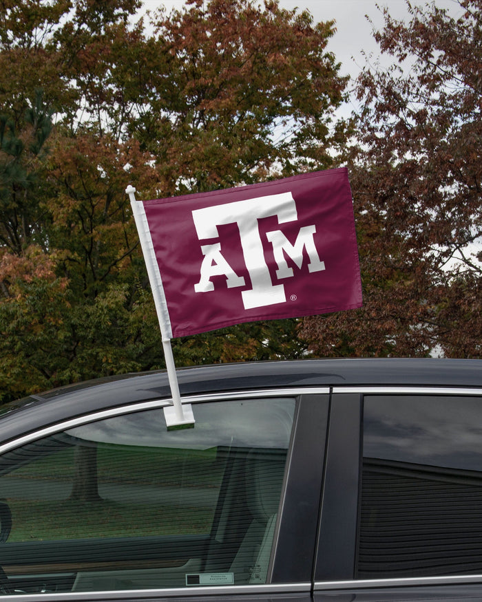 Texas A&M Aggies 2 Pack Solid Car Flag FOCO - FOCO.com