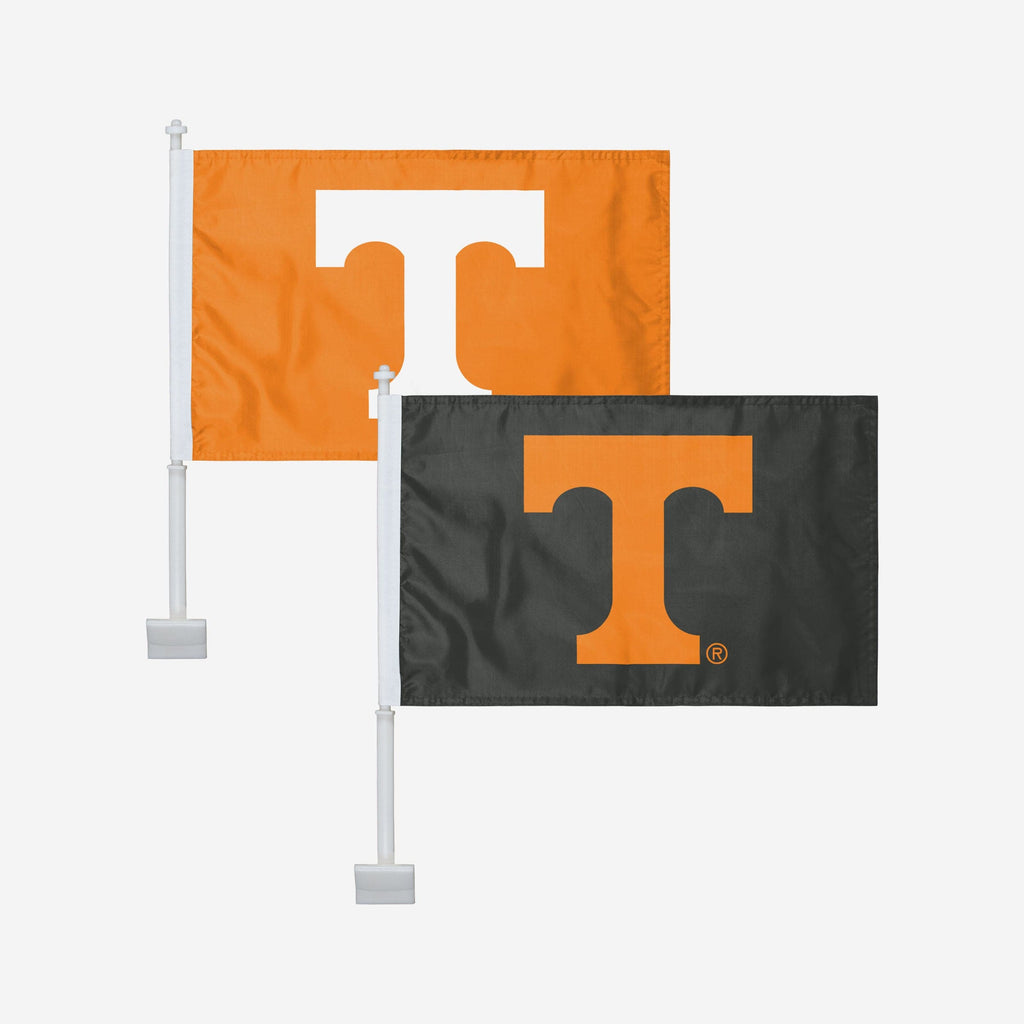 Tennessee Volunteers 2 Pack Solid Car Flag FOCO - FOCO.com