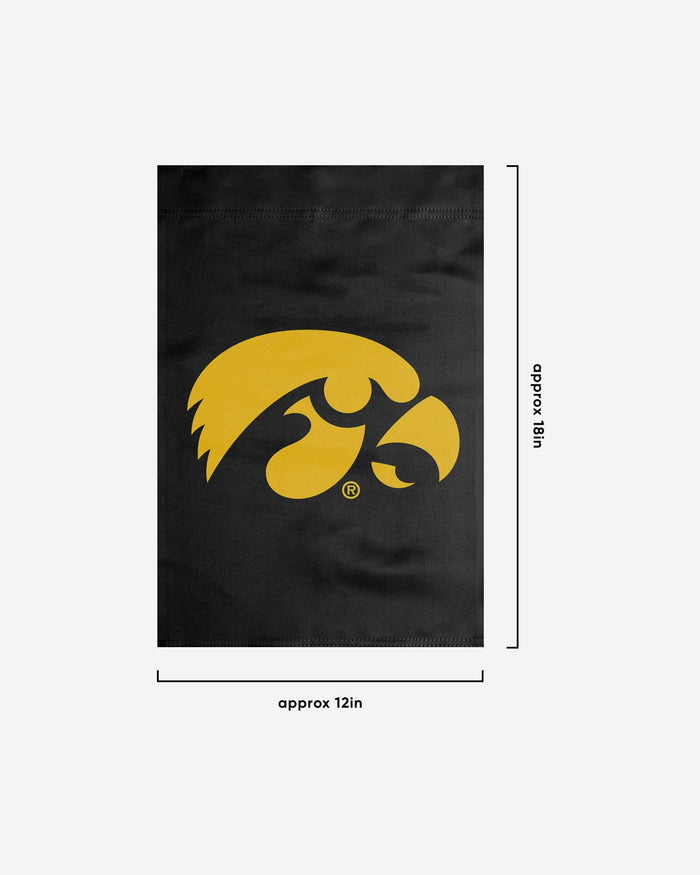 Iowa Hawkeyes Solid Garden Flag FOCO - FOCO.com