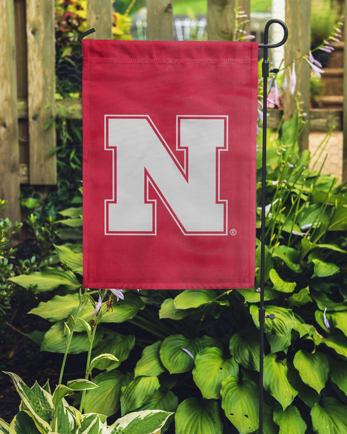 Nebraska Cornhuskers Solid Garden Flag FOCO - FOCO.com