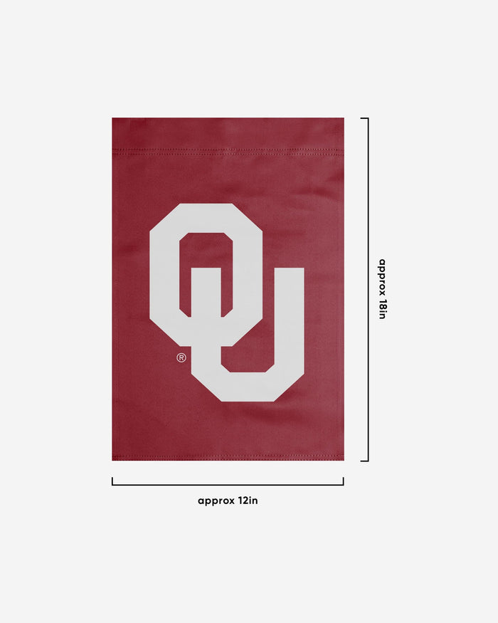 Oklahoma Sooners Solid Garden Flag FOCO - FOCO.com