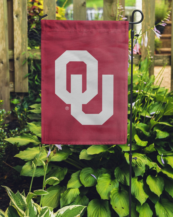 Oklahoma Sooners Solid Garden Flag FOCO - FOCO.com
