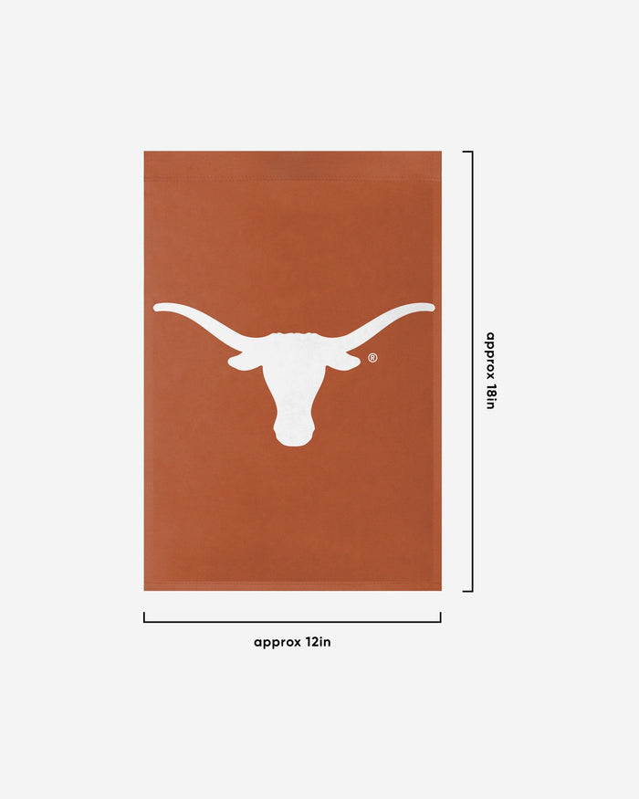 Texas Longhorns Solid Garden Flag FOCO - FOCO.com