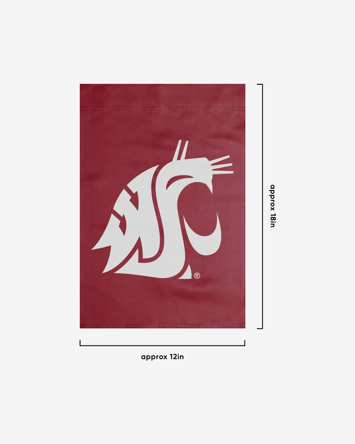 Washington State Cougars Solid Garden Flag FOCO - FOCO.com