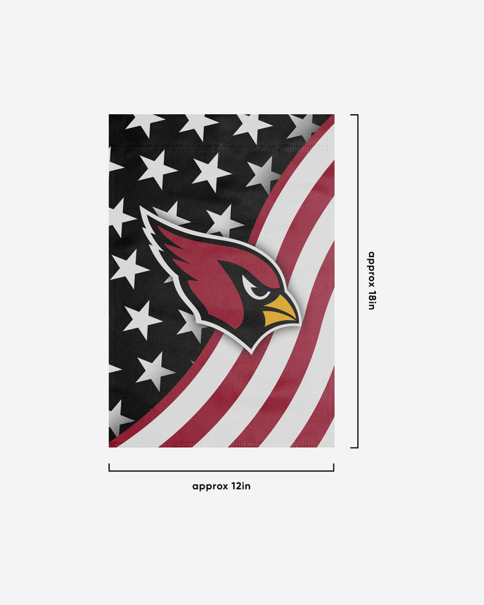 Arizona Cardinals Americana Garden Flag FOCO - FOCO.com