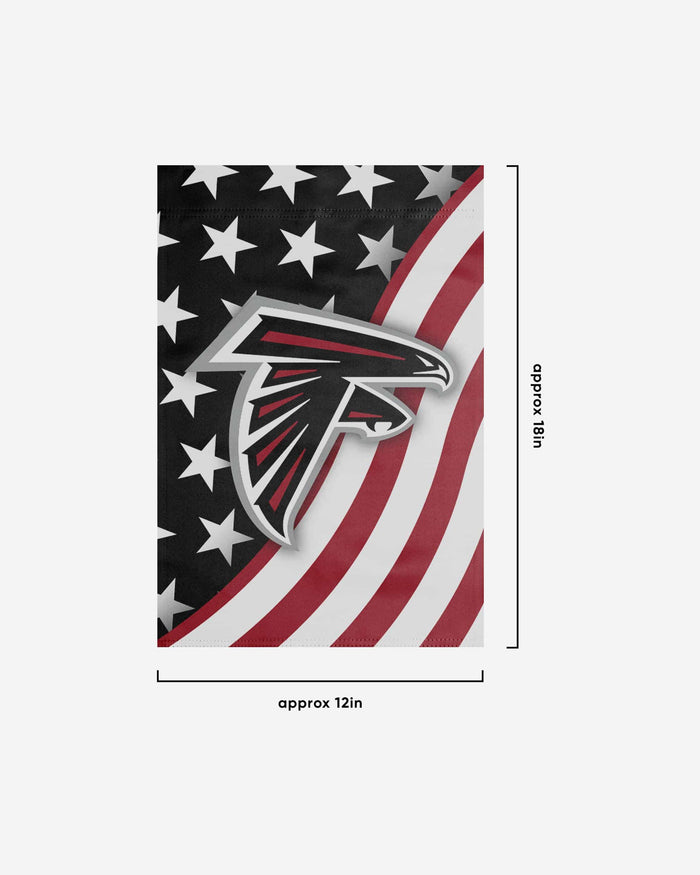 Atlanta Falcons Americana Garden Flag FOCO - FOCO.com