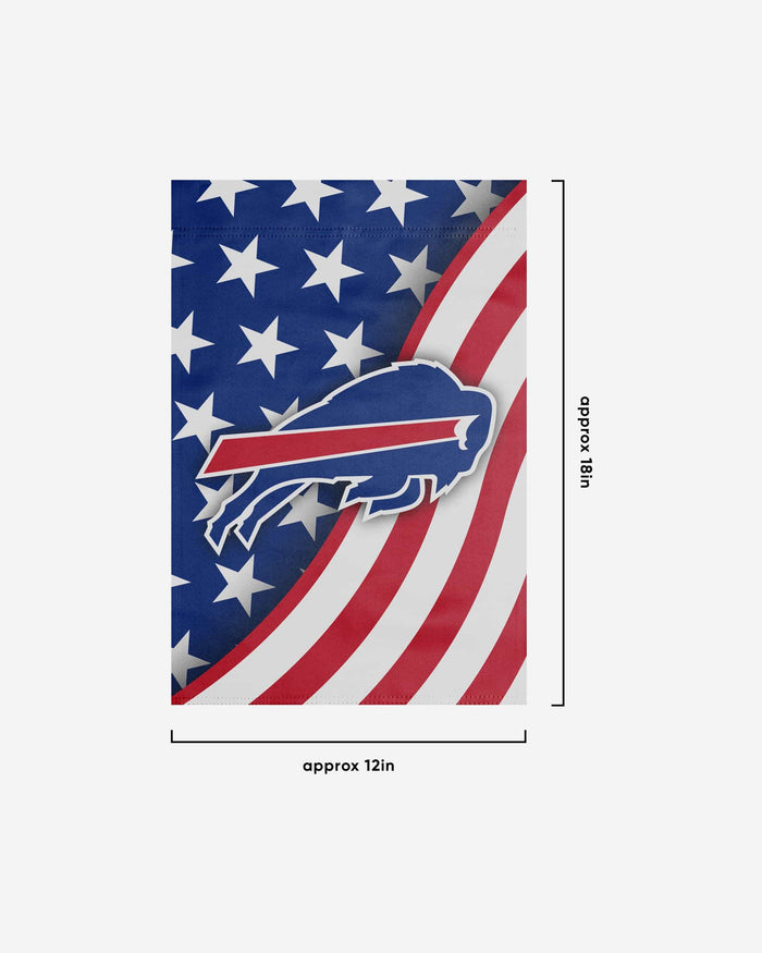 Buffalo Bills Americana Garden Flag FOCO - FOCO.com