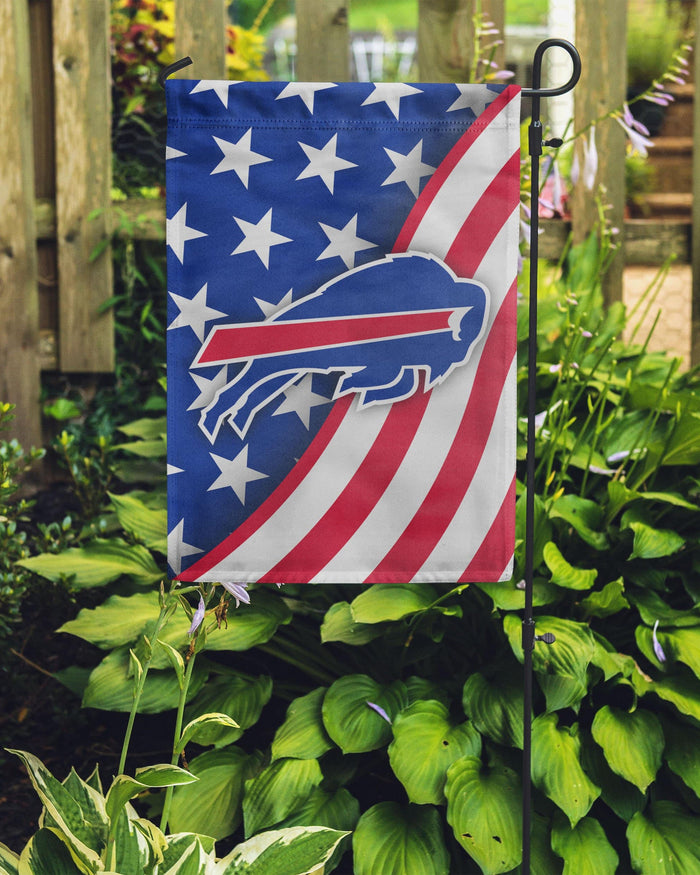 Buffalo Bills Americana Garden Flag FOCO - FOCO.com