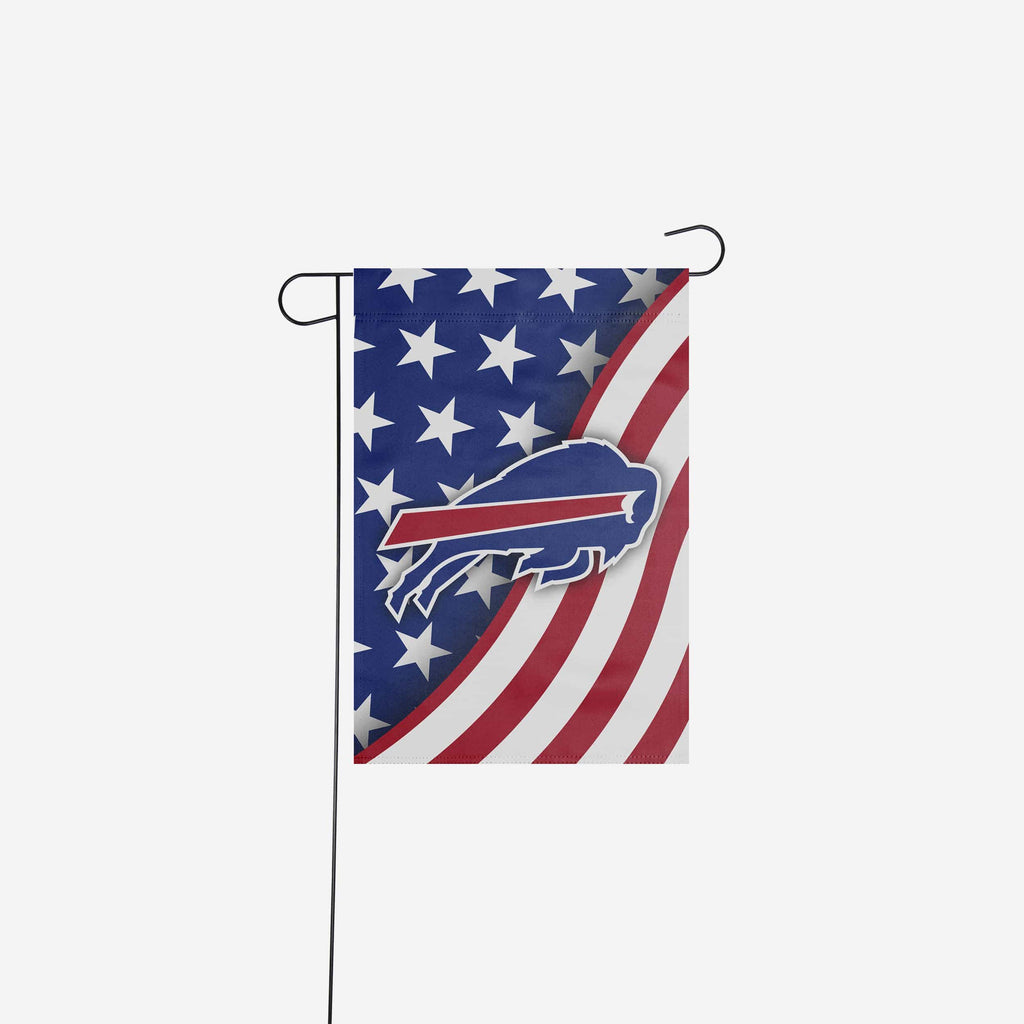 Buffalo Bills Americana Garden Flag FOCO - FOCO.com